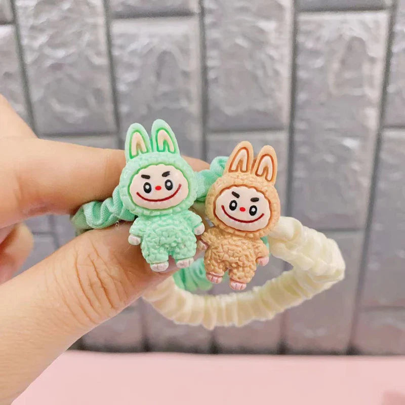 Cute Anime Hair Ropes – Elastic Hair Ties for Women and Girls
