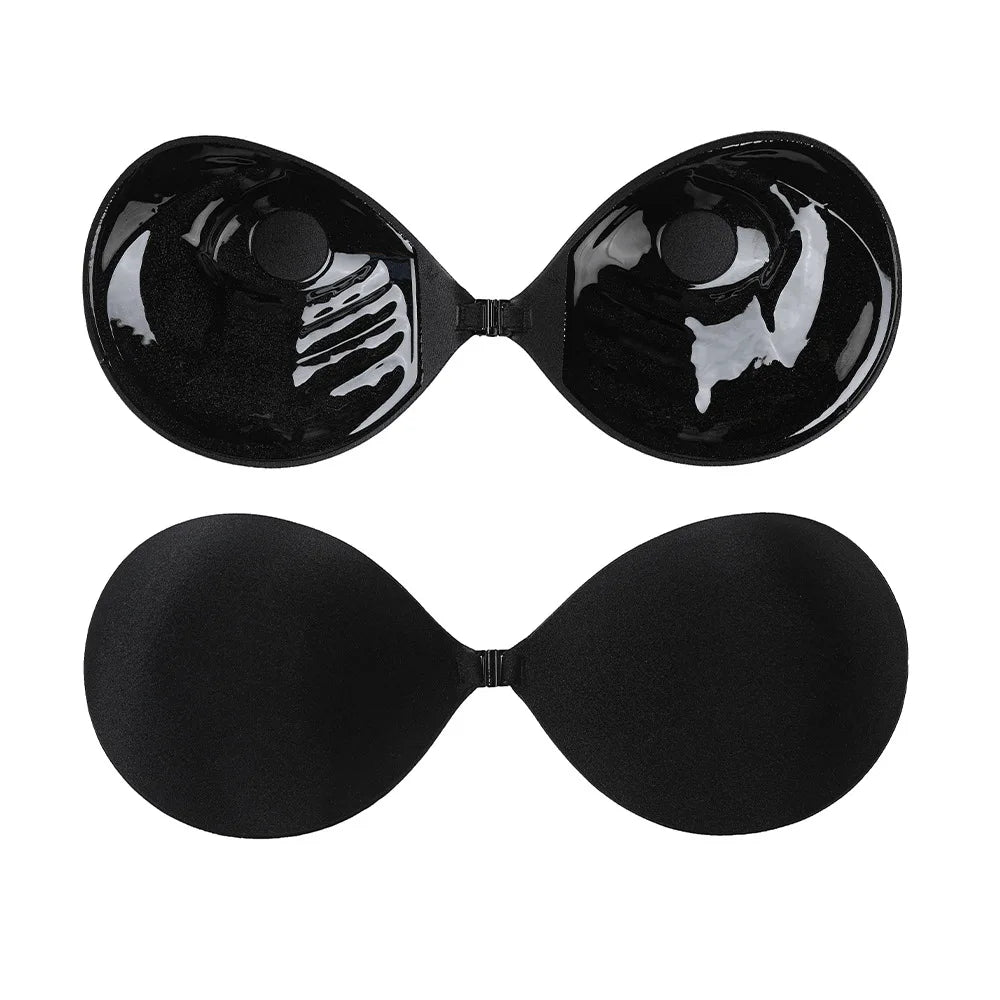 Invisible Strapless Adhesive Bra for Women – Push-Up Silicone Pad Lift, Nude Cover, Sexy Chest Stickers