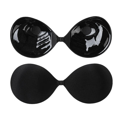 Invisible Strapless Adhesive Bra for Women – Push-Up Silicone Pad Lift, Nude Cover, Sexy Chest Stickers