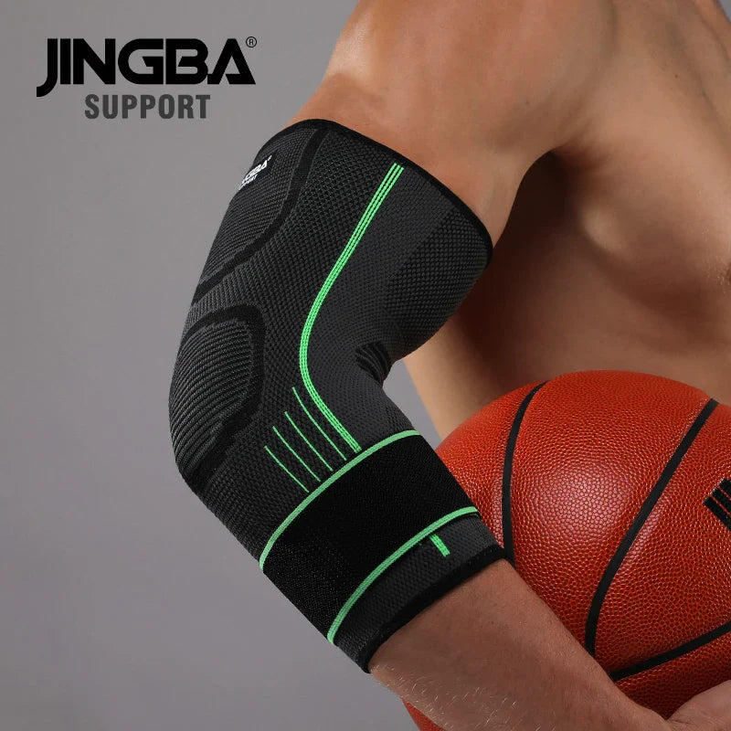 Gym Elastic Elbow Brace — Golfer’s Elbow Compression Sleeve Strap