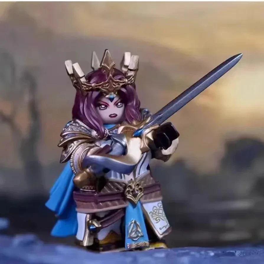 2025 GP201 Lich King Medieval Round Table Building Block Set – Knights Anime Action Figure Model Toy for Collectors & Gifts