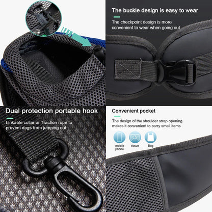 Pet Cat Dog Carrier Backpack – Travel Tote Shoulder Bag, Mesh Sling Carry Pack, Crossbody Pet Carrying Supplies