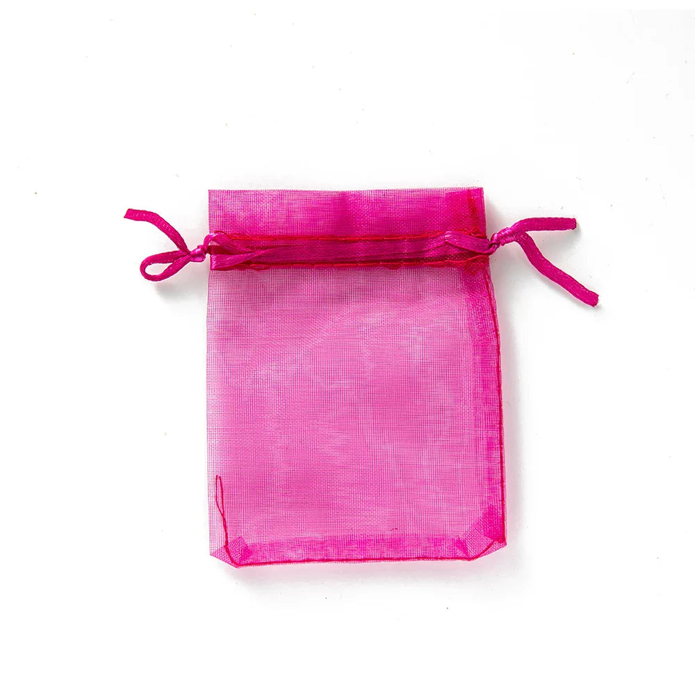 50pcs Gold Drawstring Bags – Jewelry, Candy, and Gift Pouches for Small Business Packaging