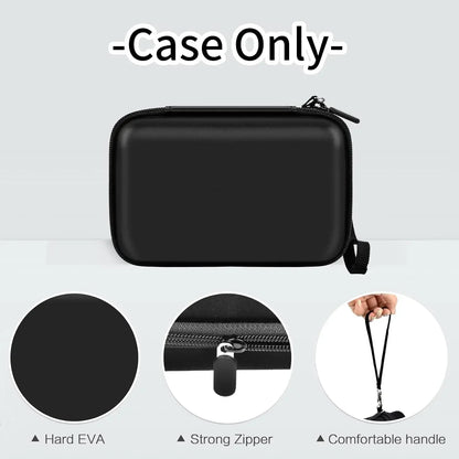 Hard Case for Analogue Pocket Handheld Console — Portable Mini Game Player Storage Bag for Game Cards