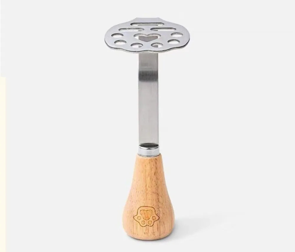 Manual Potato Masher — Stainless Steel Fruit & Vegetable Crusher, Food Mashing Tool for Kids, Kitchen Gadget