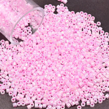 11/0 Mini Glass Beads – 2000PCS Small Cylindrical Beads for DIY Jewelry Making, Necklaces & Bracelets, 10g/Pack