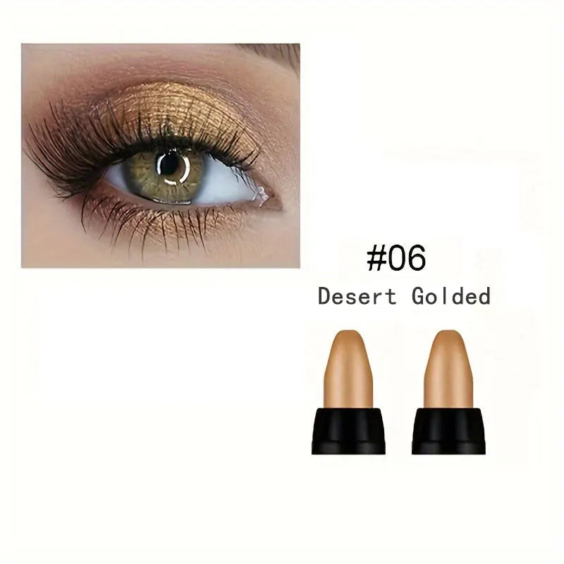 16 Colors Pearlescent Waterproof Eyeliner – Glitter, Long-Lasting & Non-Smudge Eye Makeup