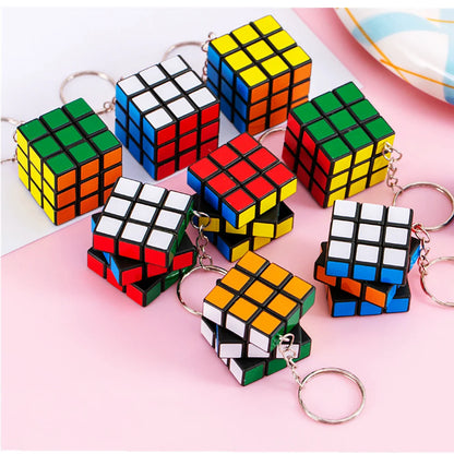 12Pcs 3cm Mini Magic Cube Children's Educational Toys - Perfect for Kindergarten Prizes, Kids' Birthday Parties, Goodie Bags, and Pinata Fillers