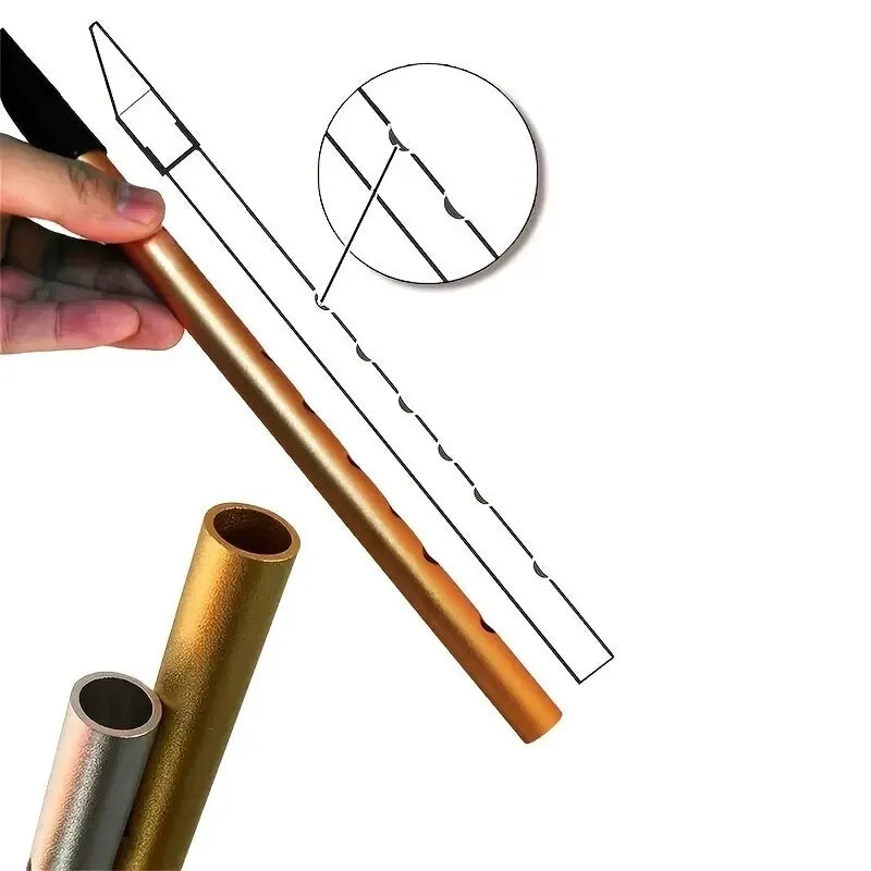 Miwayer Authentic Irish Tin Whistle Flute – C/D Key Penny Whistle with 6 Holes for Traditional Irish Music