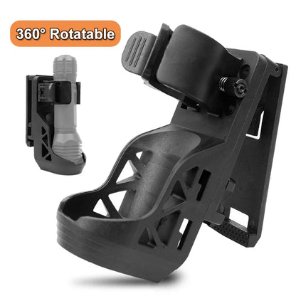 Tactical Baton Holder: 360 Degree Rotating Holster for Expandable Baton, Open Top Spray Case, Flashlight Tool Pouch for Duty Belt