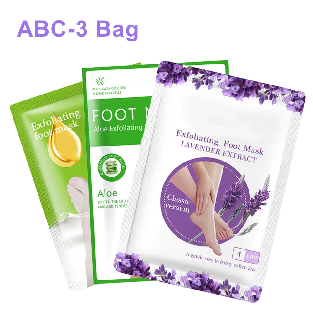 Exfoliating Foot Mask & Pedicure Socks – Dead Skin Removal, Whitening Foot Care, Foot Spa Scrub & Skin Refreshment