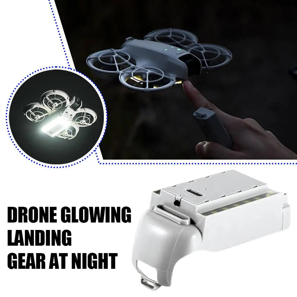 DJI NEO Drone Landing Gear Night Light — Luminous Tripod with Built-in Rechargeable Battery Snap Design