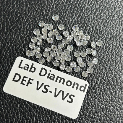 0.1–5CT Super White Lab-Grown Diamond Loose — IGI/GIA Certified, HPHT & CVD, DEFG VVS-SI, Diamond Tester Approved for Wedding Jewelry