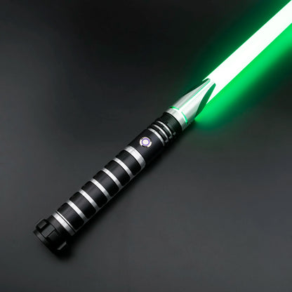 TXQSABER Heavy Dueling Lightsaber – Neo Pixel RGB Laser Saber with Metal Hilt, Smooth Swing Combat Cosplay Luminous Toy for Kids