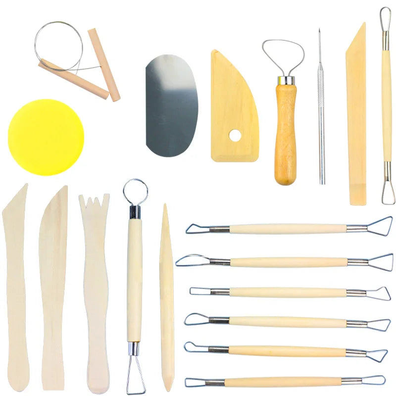 New Texture Pottery Clay Tools – Stainless Steel DIY Carving, Modeling & Hole Punch Sculpture Tools for Ceramics