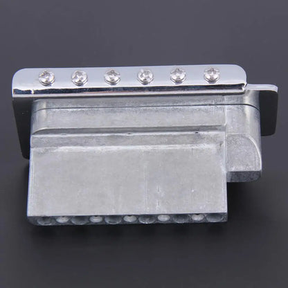 6-String Guitar Bridge Saddle Tailpiece — Tremolo Bridge for Strat SQ ST Electric Guitars, Standard Guitar Accessory