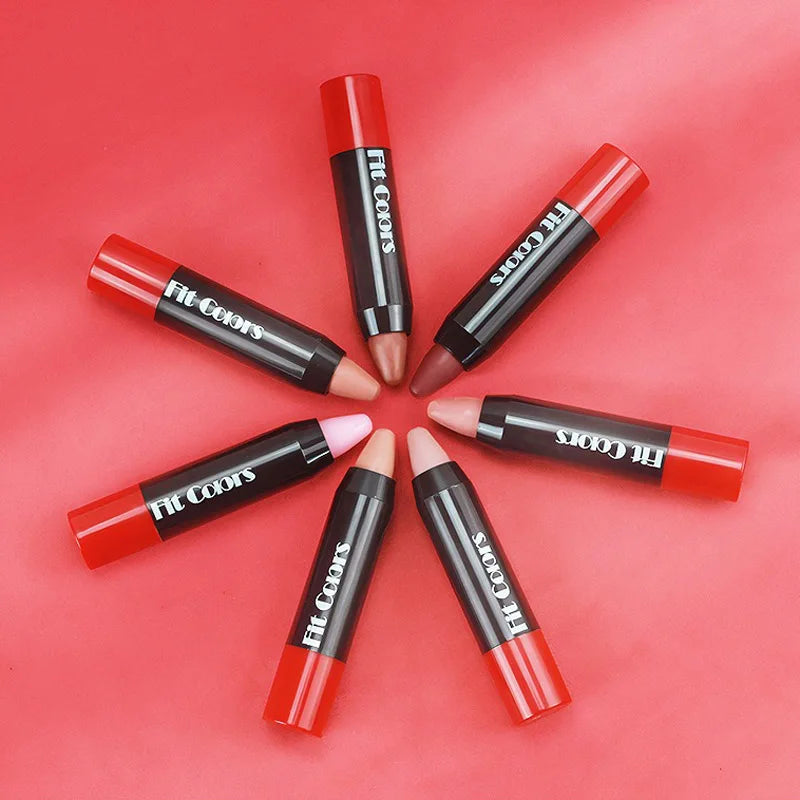 Matte Brown Lip Liner Pencil – Waterproof, Long-Lasting Lip Outline and Contouring, Moisturizing Lip Balm Crayon
