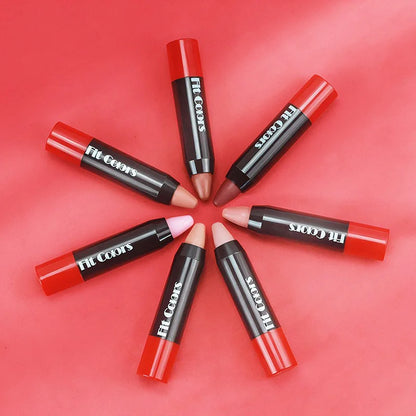 Matte Brown Lip Liner Pencil – Waterproof, Long-Lasting Lip Outline and Contouring, Moisturizing Lip Balm Crayon