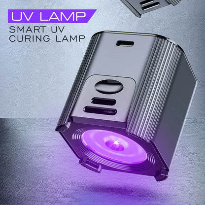 Xsoldering UV Curing Lamp – Intelligent Green Light Adhesive UV Lamp for Phone LCD & Motherboard Repair