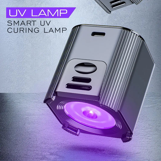 Xsoldering UV Curing Lamp – Intelligent Green Light Adhesive UV Lamp for Phone LCD & Motherboard Repair