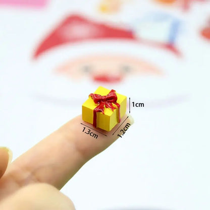 Mini 1/12 Scale Festival Gift Boxes – Resin Christmas & Birthday Dollhouse Decorations (5–20PCS Set)