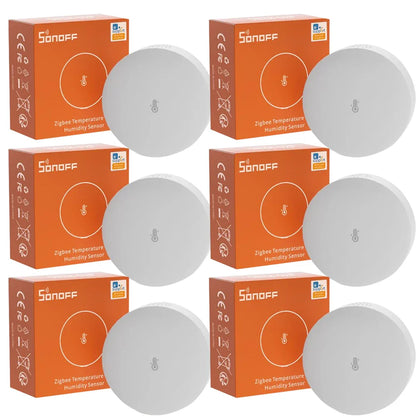 SONOFF SNZB-02P Zigbee Temperature & Humidity Sensor – Smart Home Thermometer, Works with Alexa, Google Home & SmartThings