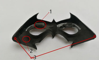 Handmade Nightwing Cosplay Eye Patch Mask – Blue Halloween & Christmas Party Accessory