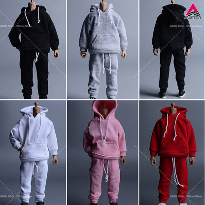 ATSTORY 1/12 Scale Hoodie & Pants Set — Male Clothes for 6" Soldier TBL SHF Action Figures & Dolls