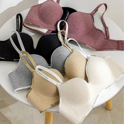 Wireless Push-Up Bra A-C Cup — Seamless Invisible 3D Pad Bralette for Small Chest, Anti-Sagging Comfort Underwear