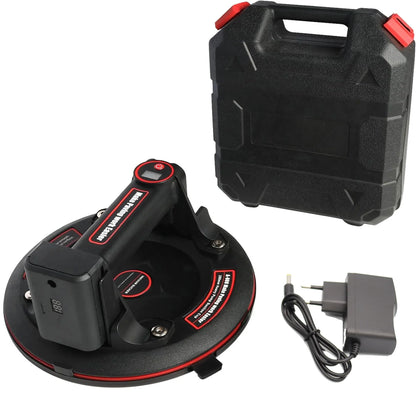 8-Inch Electric Vacuum Suction Cup Lifter — 200kg Heavy-Duty Rechargeable Lifting Tool for Granite, Tile & Glass