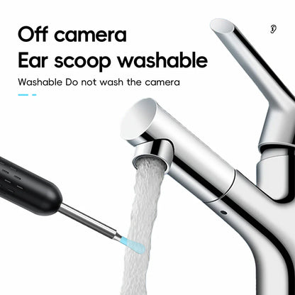 Smart Visual Ear Cleaner Set with 1080P Camera – WiFi Ear Wax Removal Tool with HD LED Lights & Earpick Endoscope