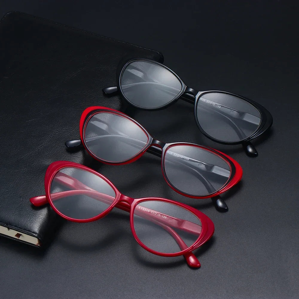 Fashion Cat Eye Reading Glasses for Women & Men – Computer Eyewear for Hyperopia & Presbyopia, Diopter +1.0 to +4.0