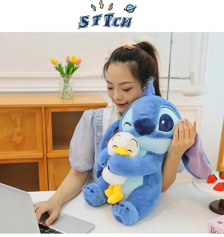 30/45cm Disney Stitch & Lilo Plush Dolls – Cute Donald Duck Stuffed Toys for Kids’ Birthday Gifts & Home Decoration