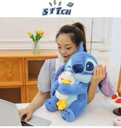 30/45cm Disney Stitch & Lilo Plush Dolls – Cute Donald Duck Stuffed Toys for Kids’ Birthday Gifts & Home Decoration