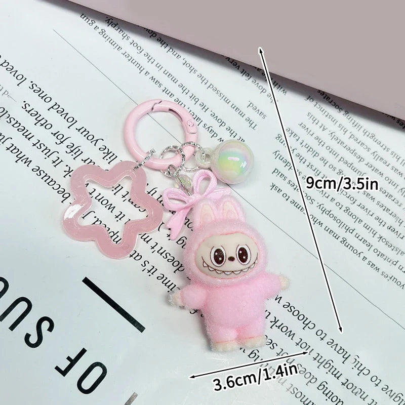 Cartoon Key Ring – Cute Backpack Pendant Gift for Students and Couples