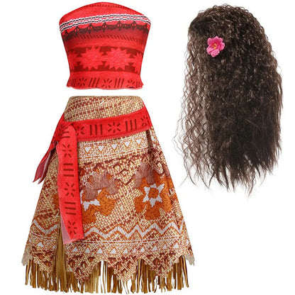 Moana Princess Costume Dress - Girls Carnival, Cosplay & Role Play Outfit