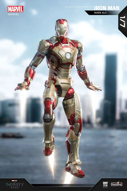 1:7 Original FondJoy Iron Man Action Figures – MK42, MK43, MK5, MK6, MK7 DIY Model, Tony Stark Legend Collection Toy for Kids Gift