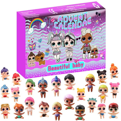 L.O.L. Surprise! Advent Calendar — 24PCS Action Figure PVC Models, Christmas Countdown Toy Gift for Kids