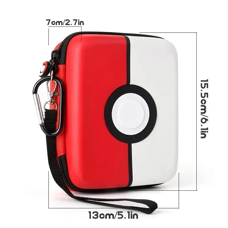 Hard-Shell Carrying Case for Trading Cards – Fits 400+ Magic PTCG MTG Cards, Gift for Boys & Girls