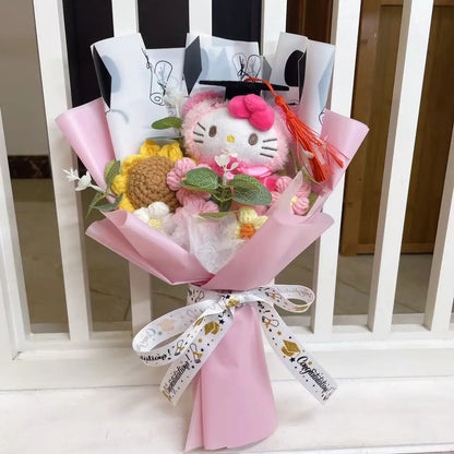 Anime Series Plush Toy Bouquet — Children’s Day, Birthday, Valentine’s & Graduation Gifts