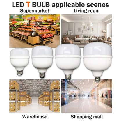 1-5PCS 50W Super Bright LED Bulb – 5000LM E27 Lamp for Home & Living Room, AC 110V/220V