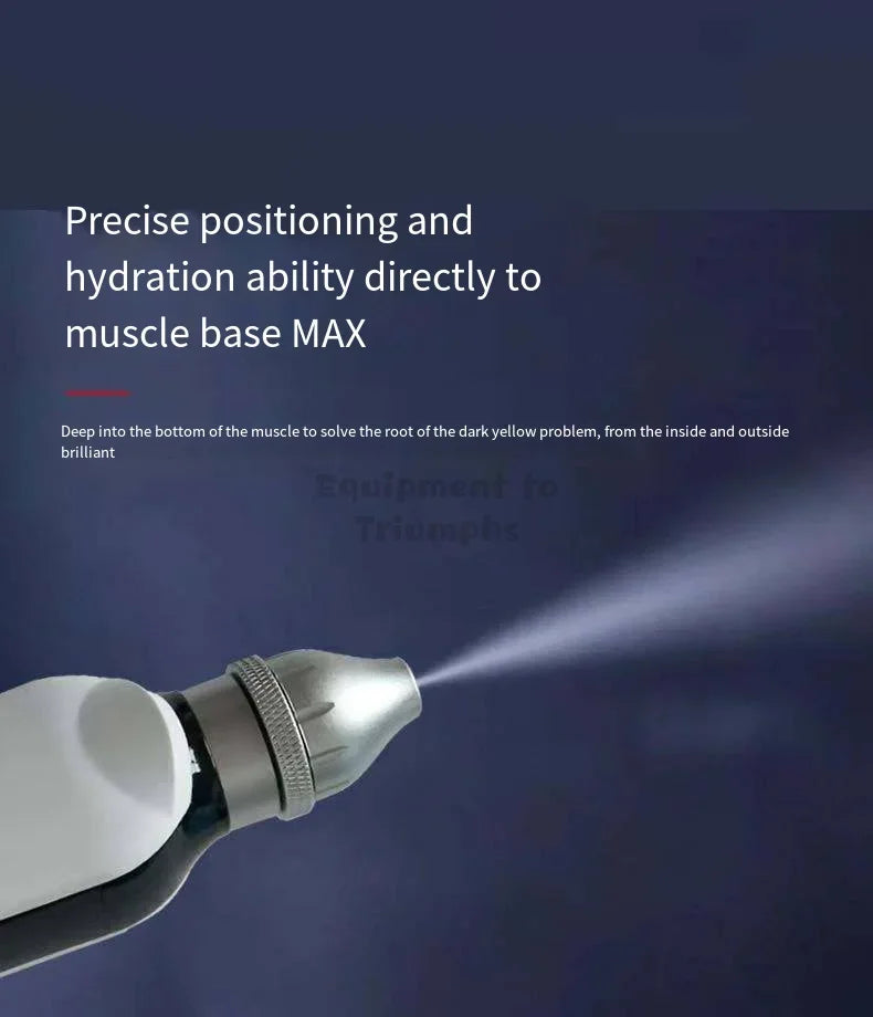 2024 Newest Portable 4 Bars Water Injection Gun – Hydro H2O2 Water Jet Facial Machine for Skin Lifting, Beauty Device