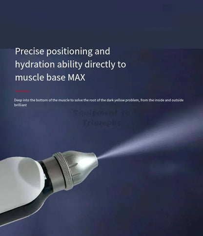 2024 Newest Portable 4 Bars Water Injection Gun – Hydro H2O2 Water Jet Facial Machine for Skin Lifting, Beauty Device