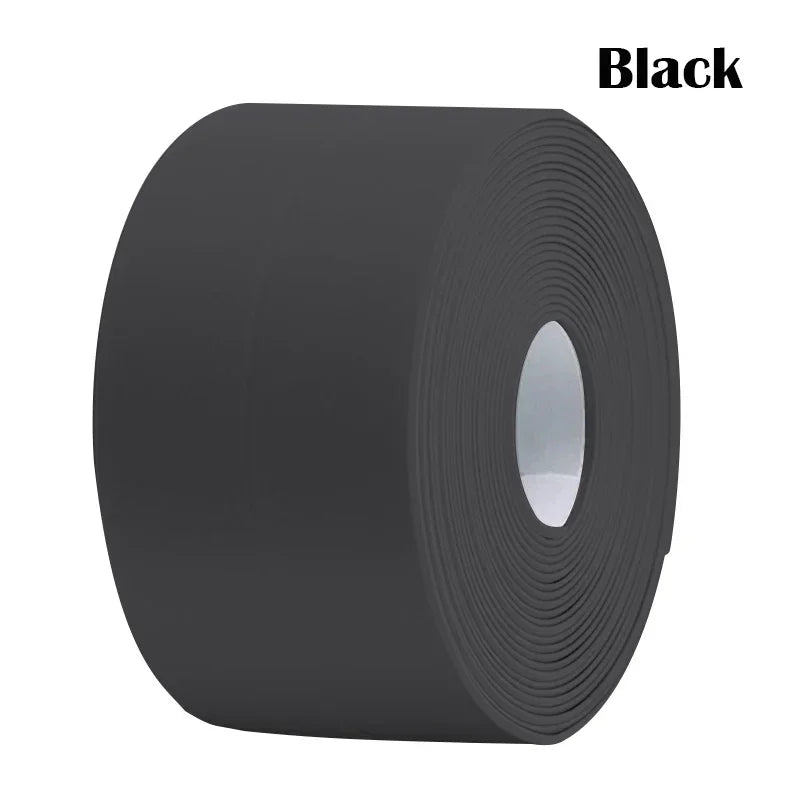 Self-Adhesive PVC Sealing Tape – Waterproof, Oil-Proof Caulk Strip for Kitchen, Bathroom, Sink & Toilet (1/2/3.2M)