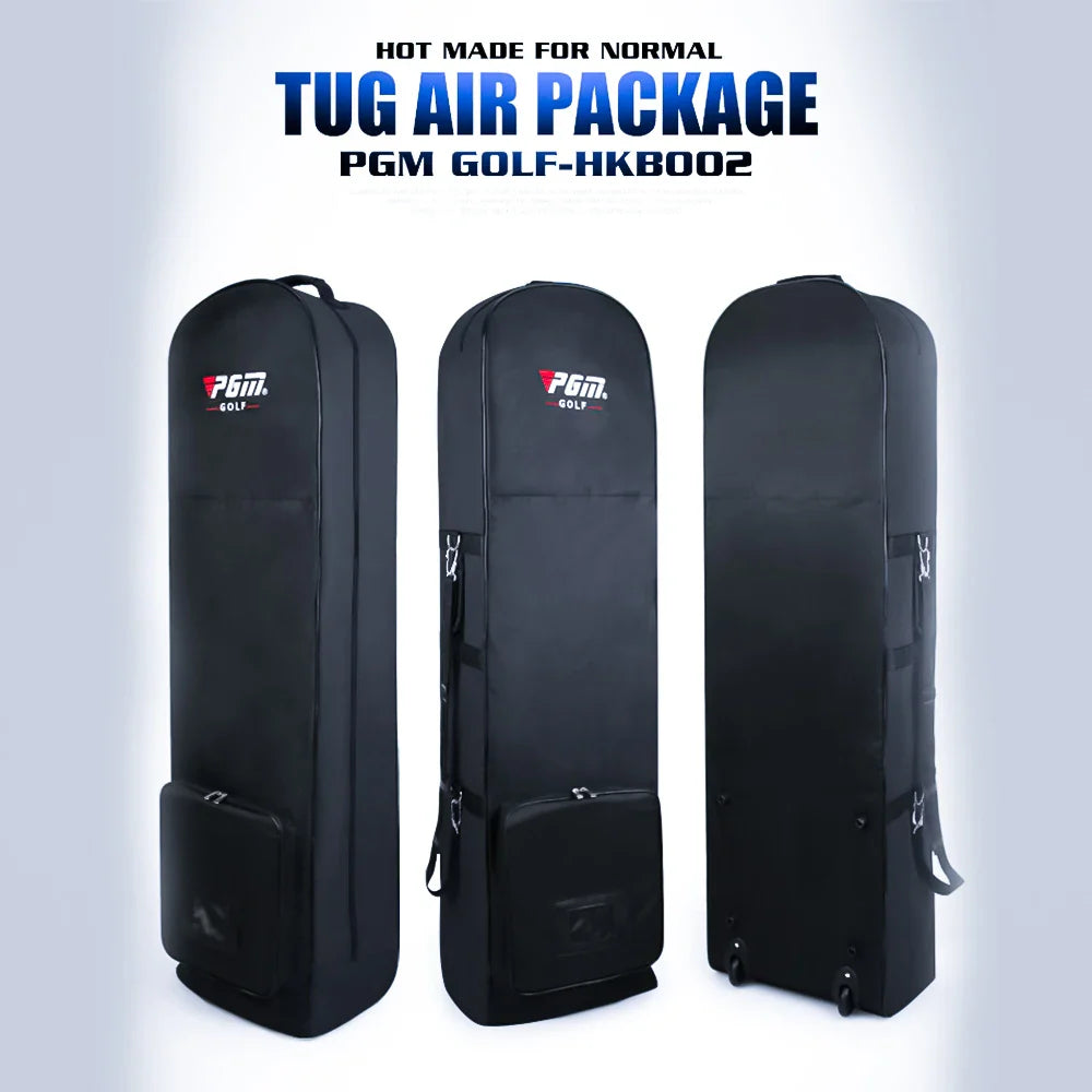 PGM Golf Aviation Bag HKB002 – Foldable Large Capacity Travel Bag with Silent Wheels for Airplane Consignment