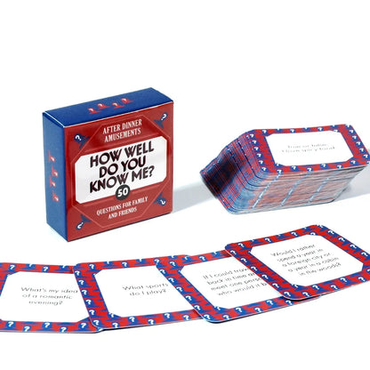 After Dinner Conversation Card Game - Family & Friends Party Game with Truth, Dare, Riddles and Fun Questions