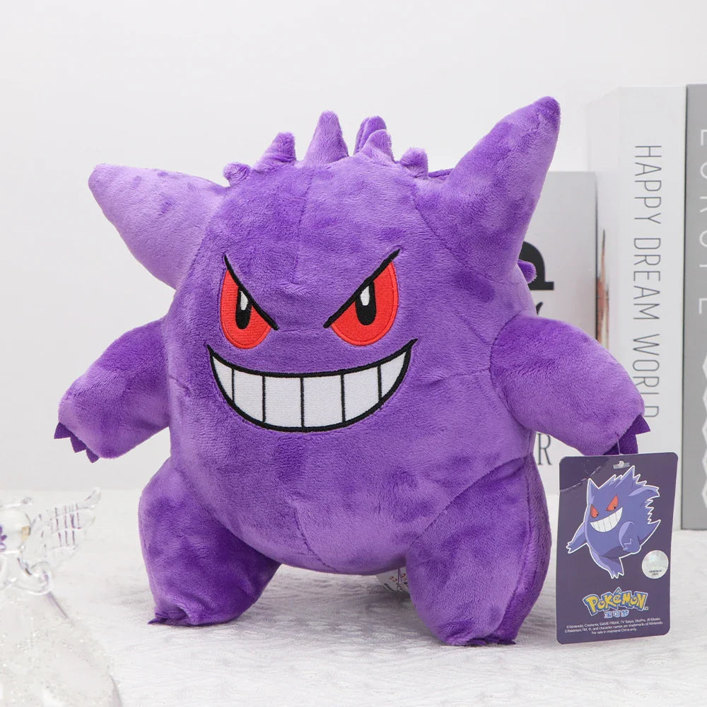 Gengar Plush Toy — Soft Stuffed Kawaii Cartoon Doll, Perfect Gift for Kids