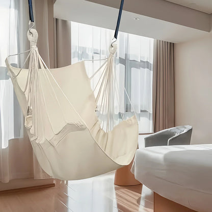 Leisure Fabric Hammock Chair – Outdoor Swing Dormitory Anti-Rollover with Storage Bag