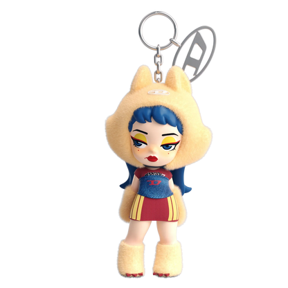 DIESEL x Dolores Limited Edition Plush Pendant – Hanging Bag Accessory Toy