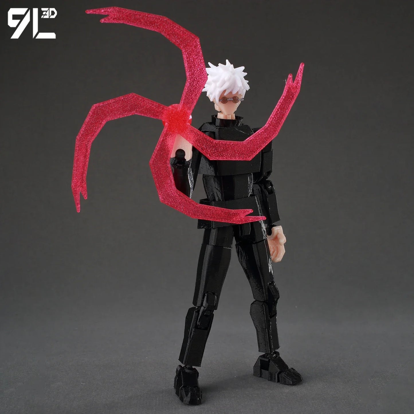 9L3D Printed Anime Action Figures — Jujutsu Kaisen Sukuna, Yuji, Yuta, Satoru Gojo Movable Mannequin Toys